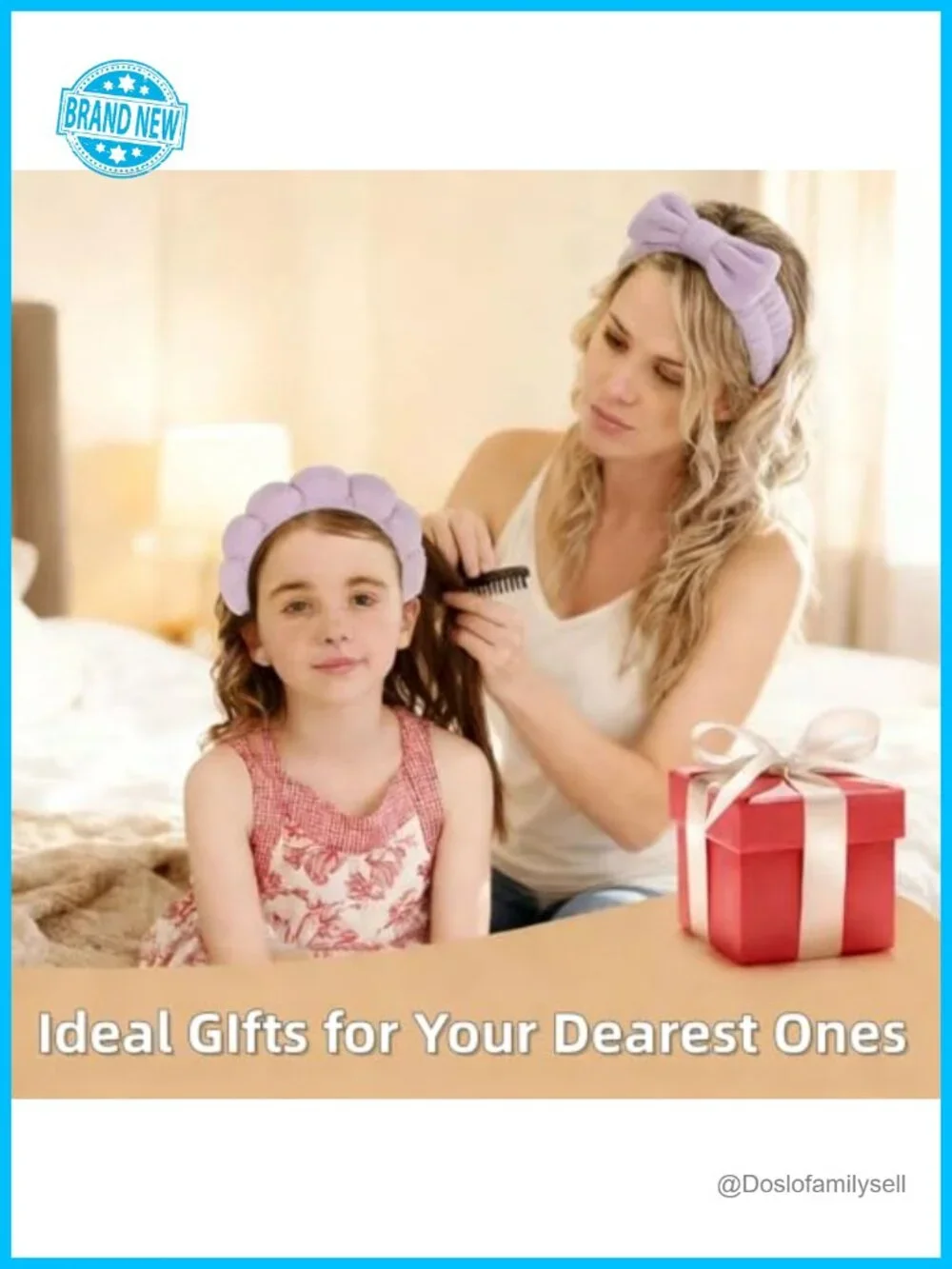7 Piece Spa Headband and Wristband Set with Hair Clip Skincare Accessories